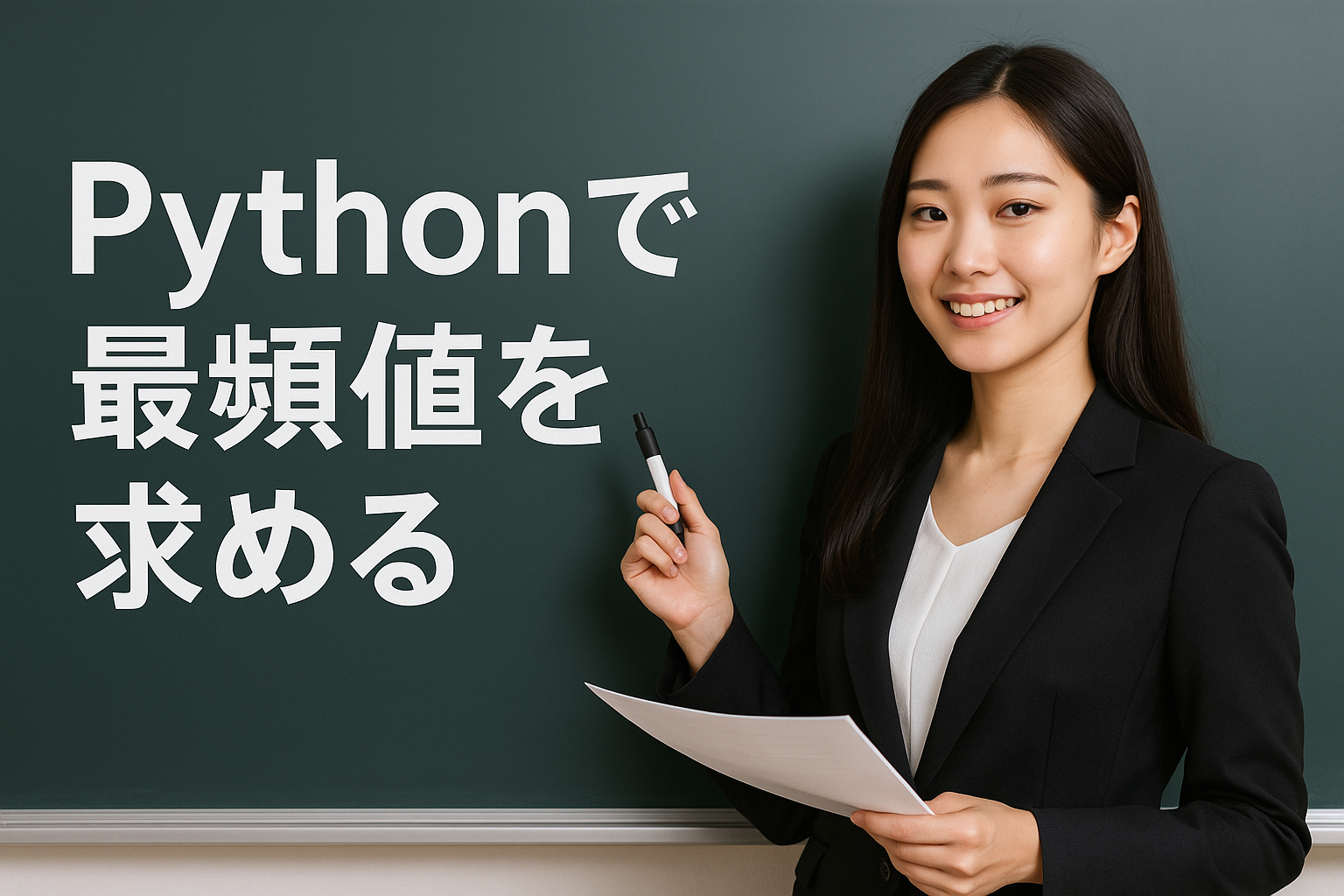 Pythonで「最頻値を求める5つの方法」を詳しく解説！
