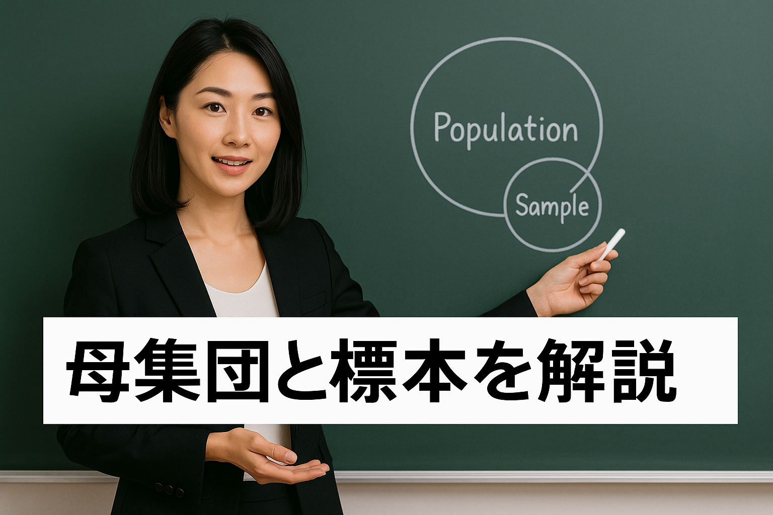 統計の「母集団・標本」を図で詳しく解説！