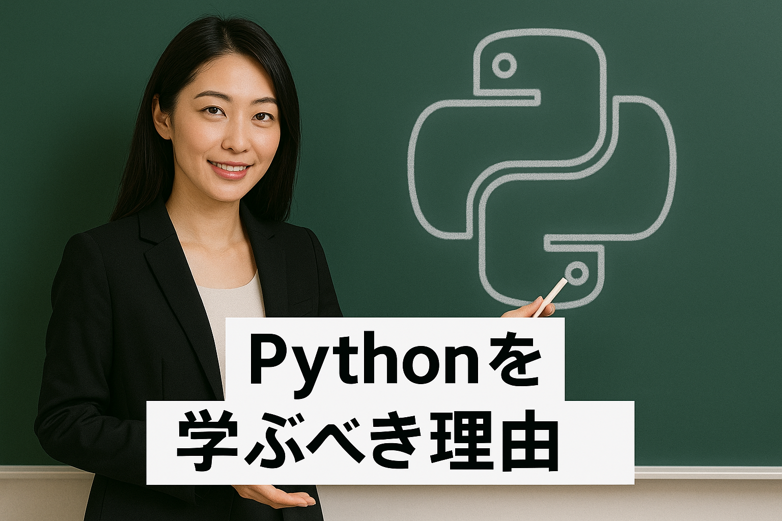 Pythonを学ぶべき3つの理由！