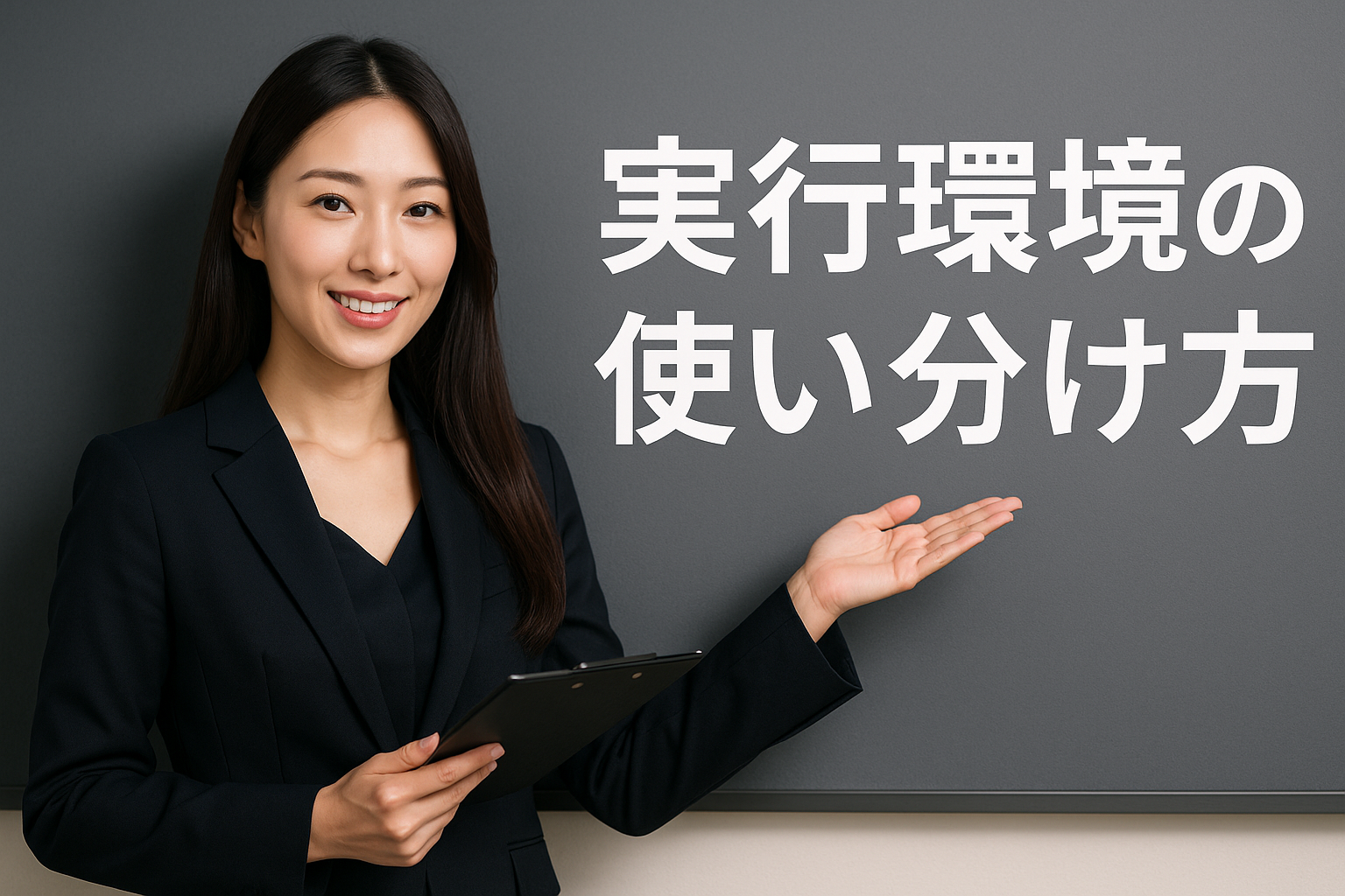 Pythonの実行環境の使い分け方を解説