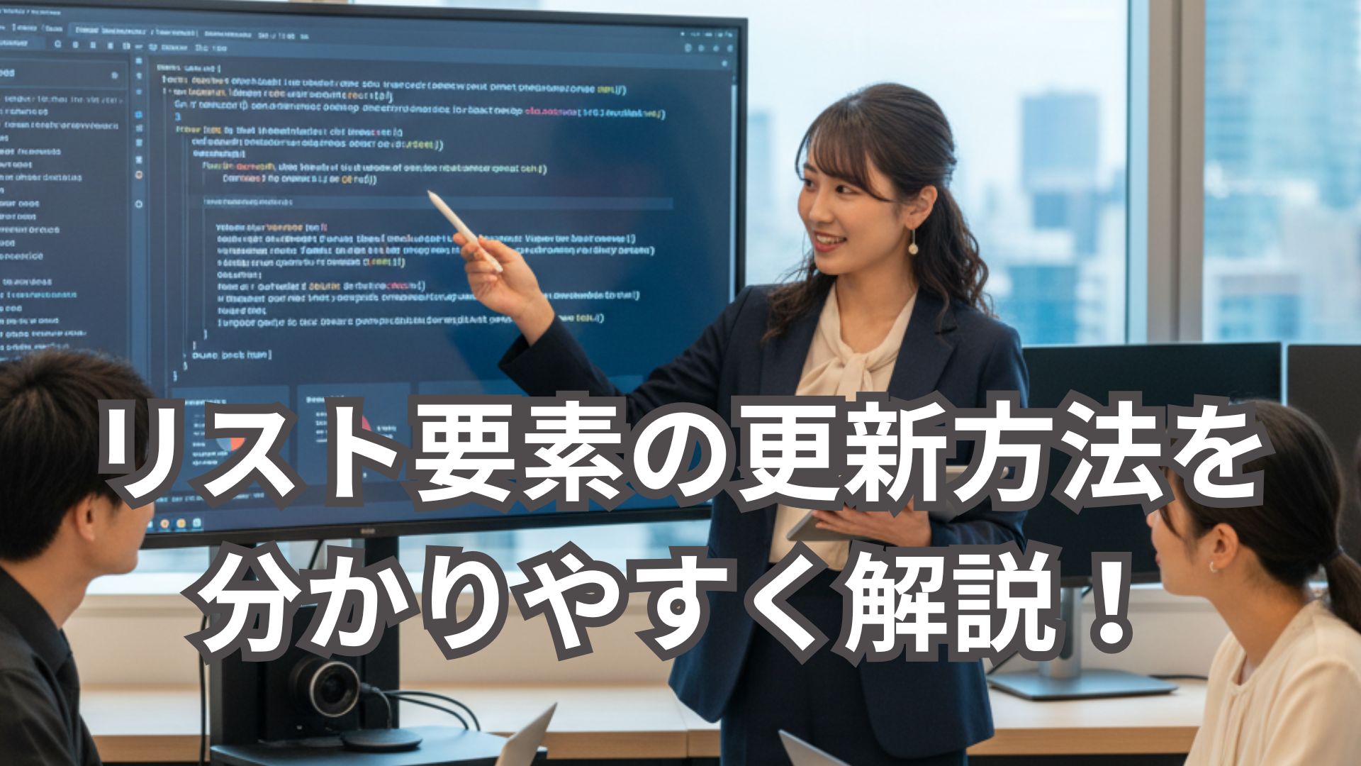 リスト要素の更新方法を分かりやすく解説！Python初心者におすすめの記事！
