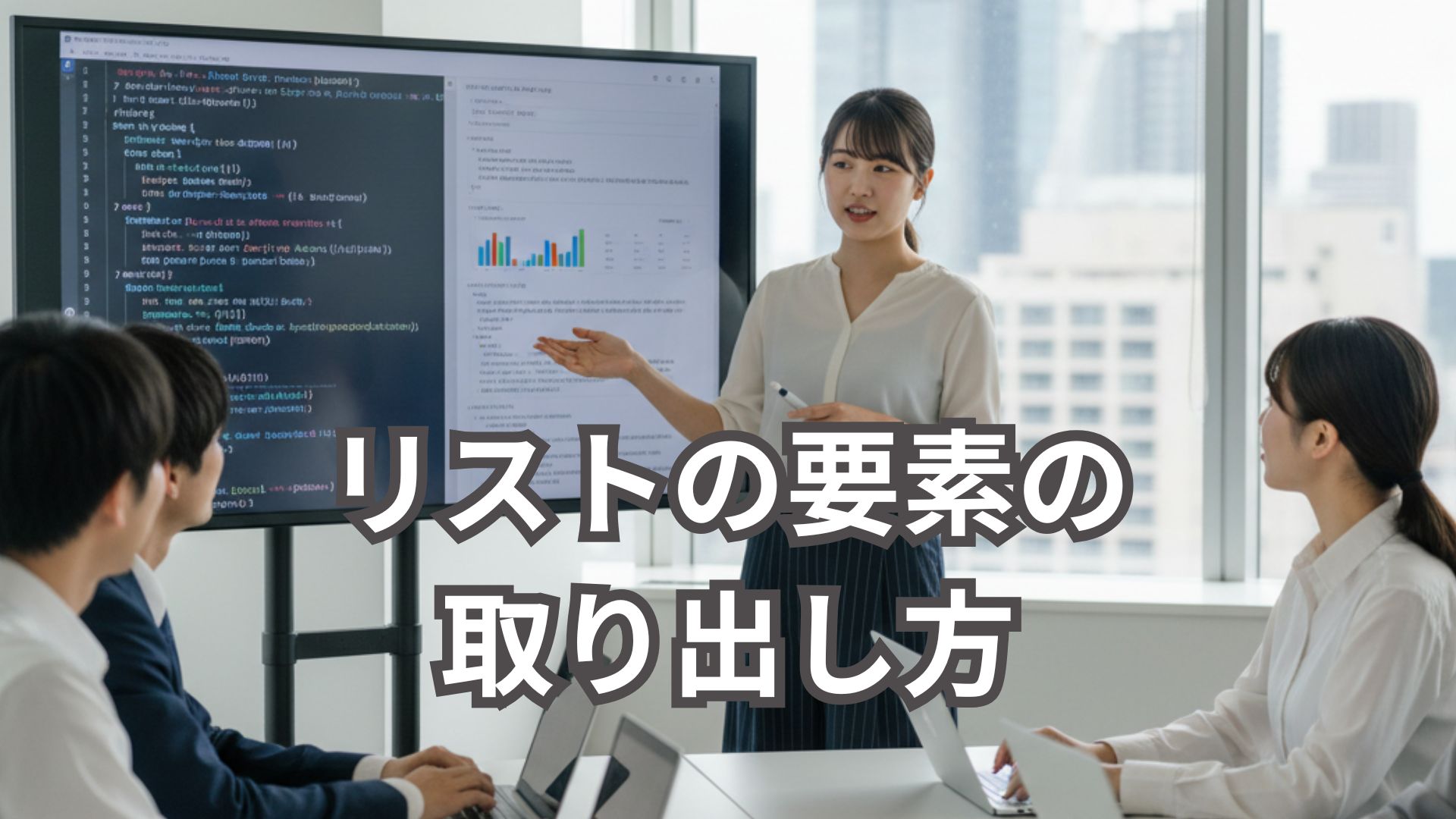 ステップバイステップで学ぶPythonのリスト要素取り出し方！