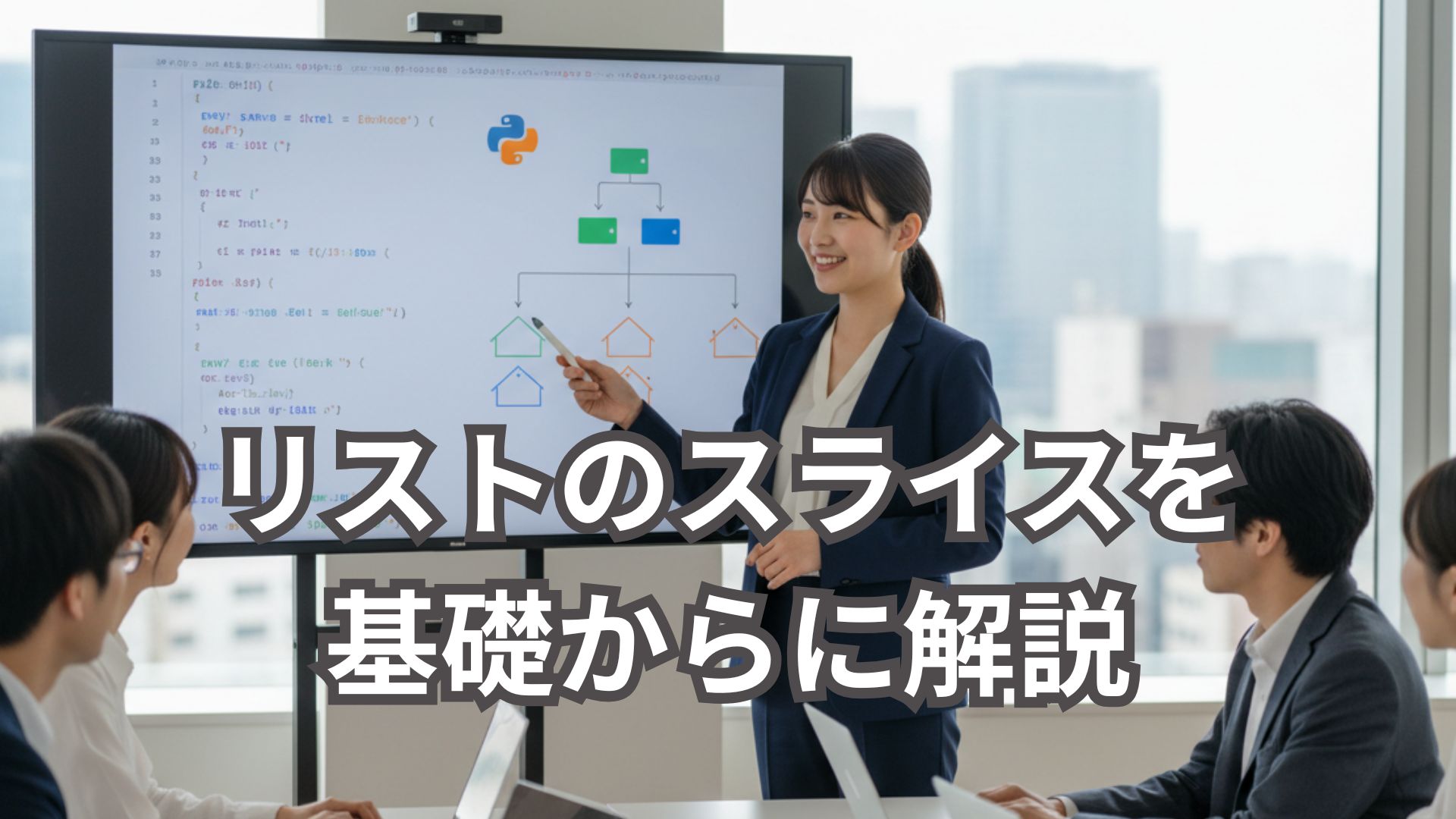 リストのスライスを使って効率的に要素を取得しよう！Python初心者向け