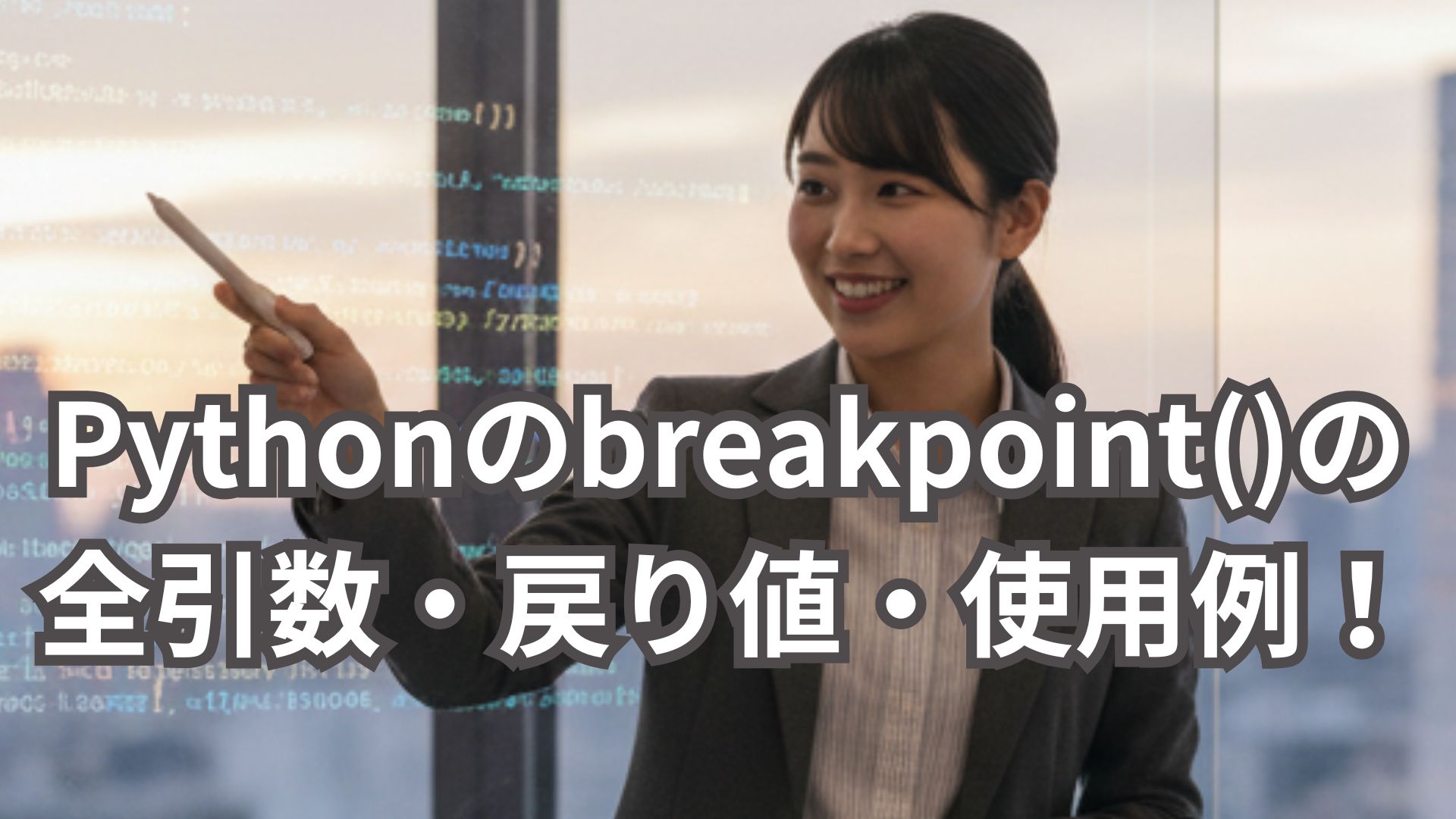 Pythonのbreakpoint()関数の全引数・戻り値・具体的な使用例を解説！