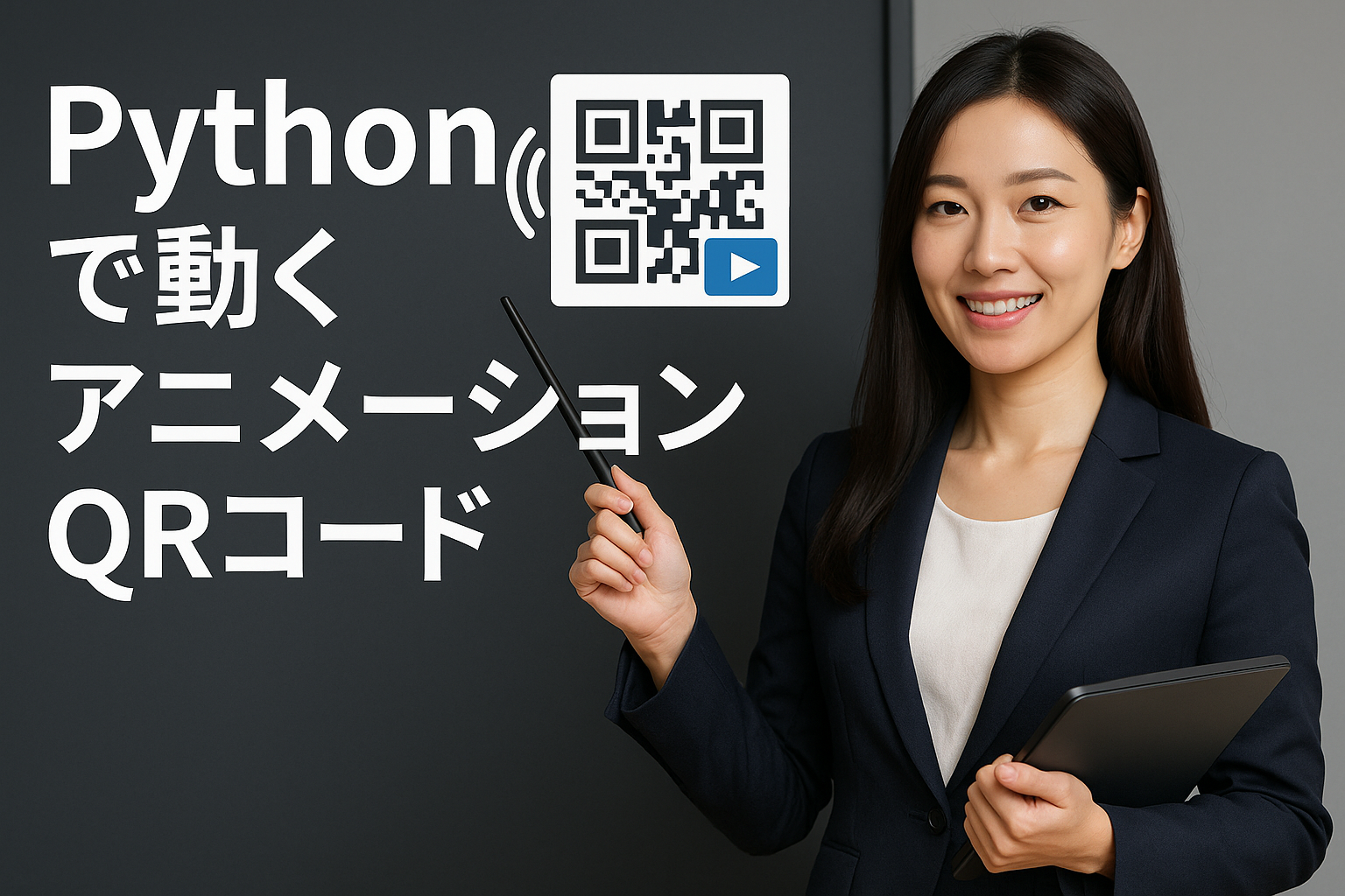 【衝撃】あなたのQRコード、動きます。Pythonで作るアニメーションQRコード