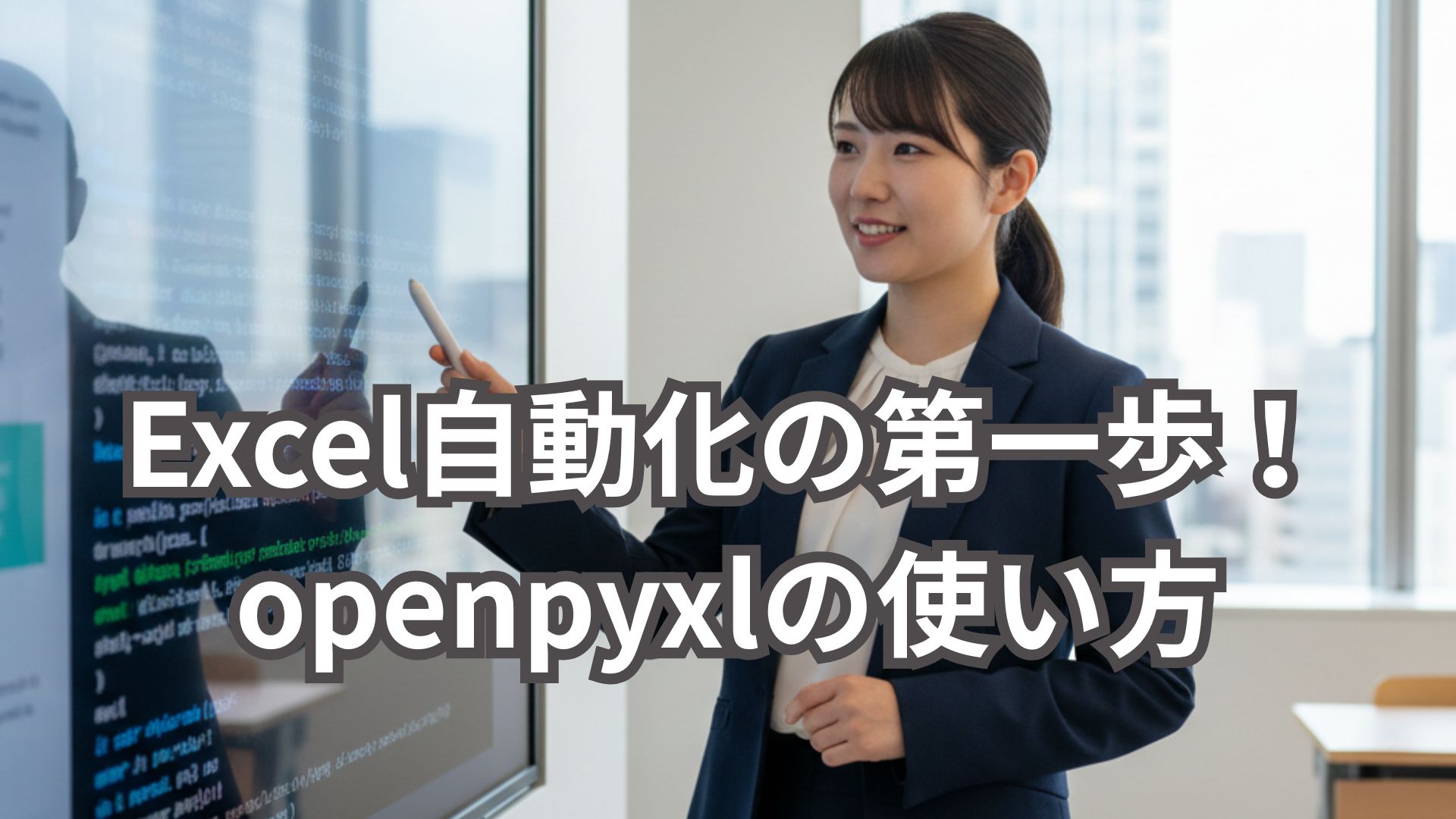 【Python初心者向け】Excel自動化の第一歩！openpyxlの使い方を完全ガイド