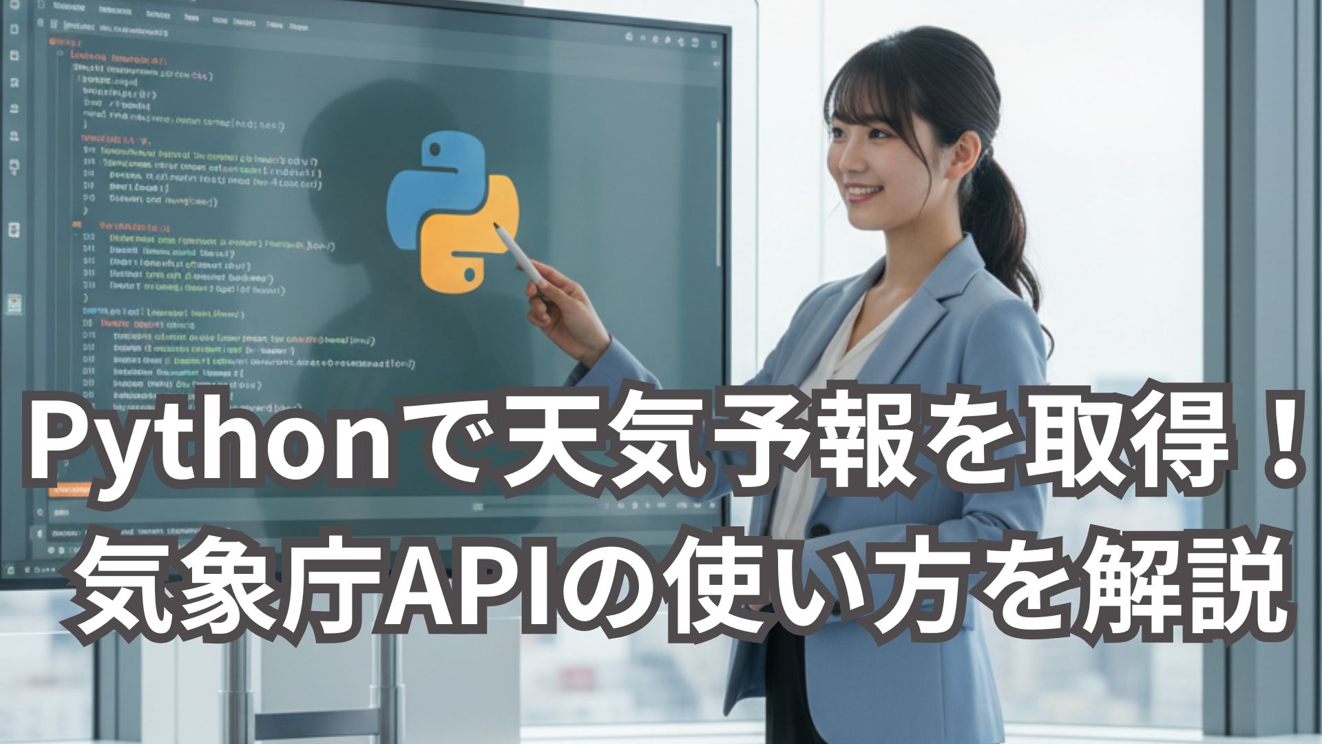 Pythonで天気予報を取得！気象庁APIの使い方を初心者向けに解説