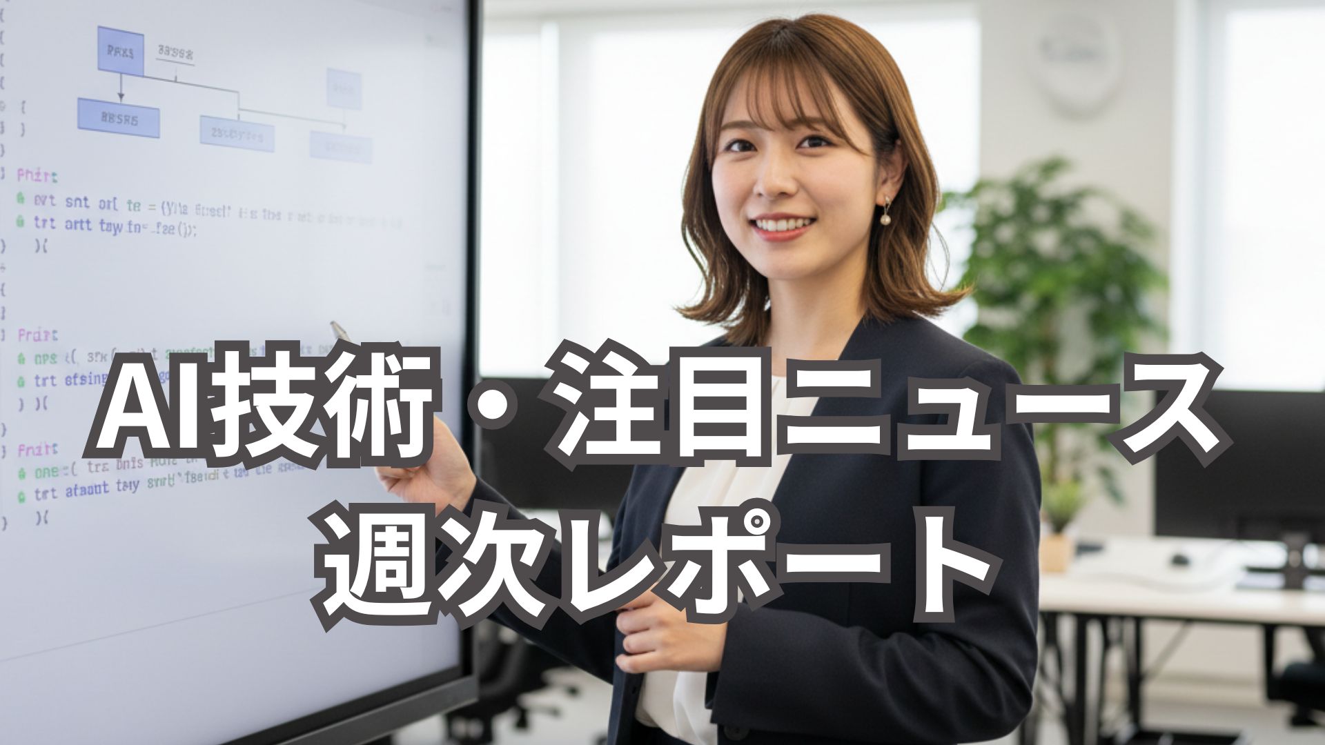 AI技術・注目ニュース週次レポート